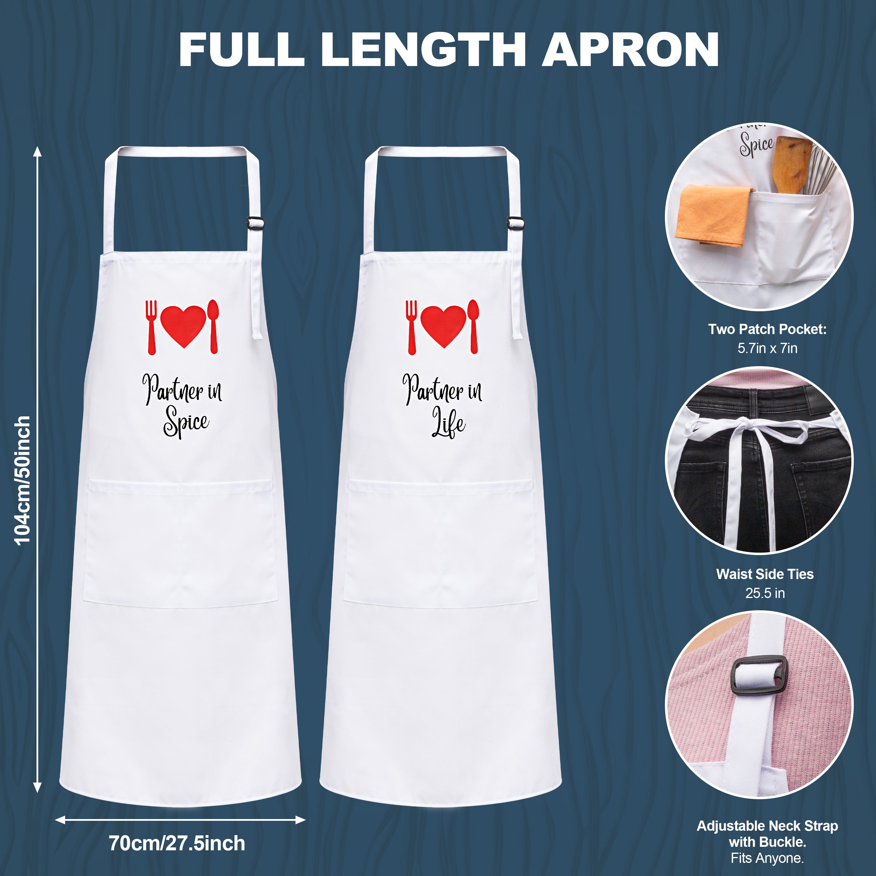 Matching Aprons Size