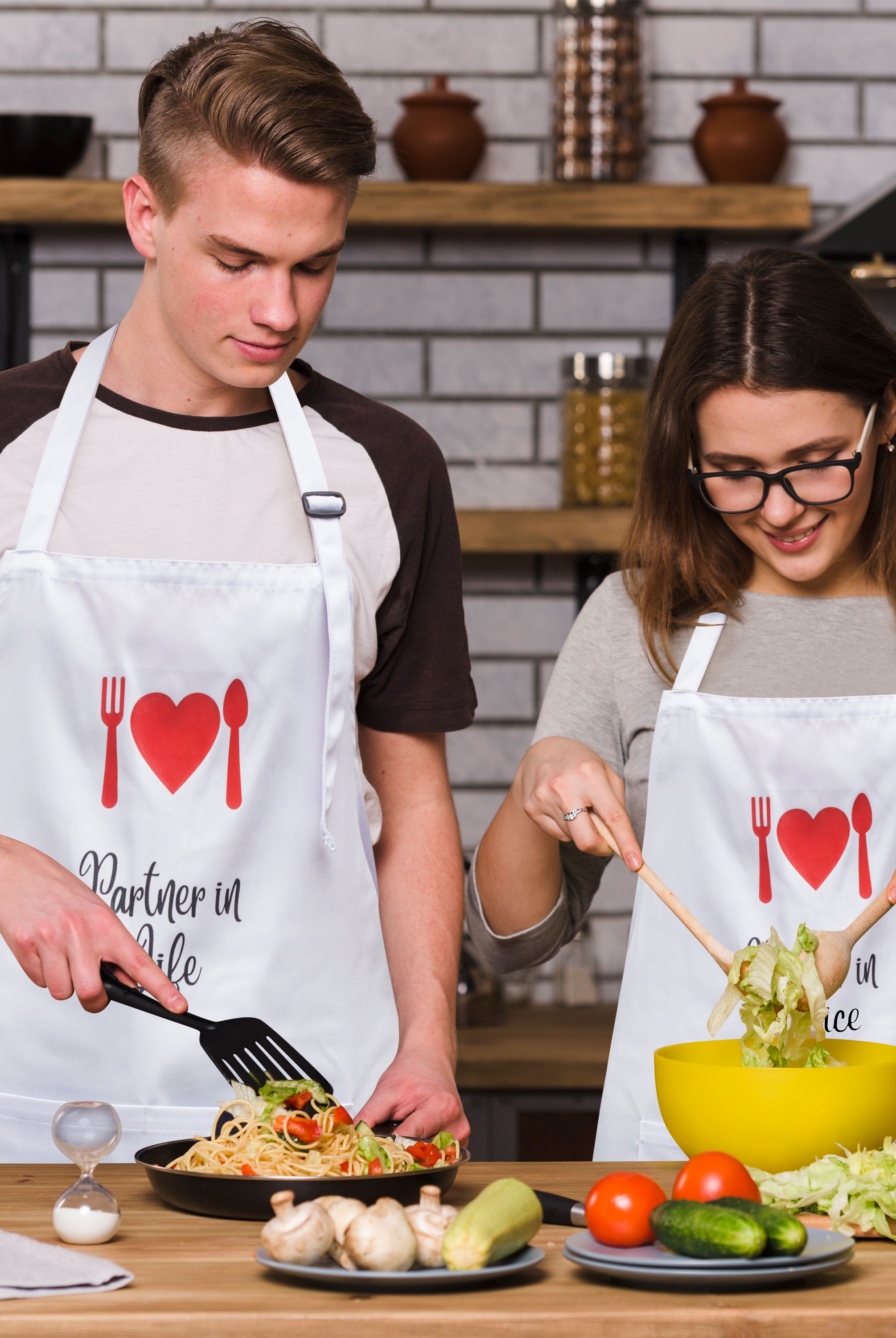 Matching Aprons for Couples
