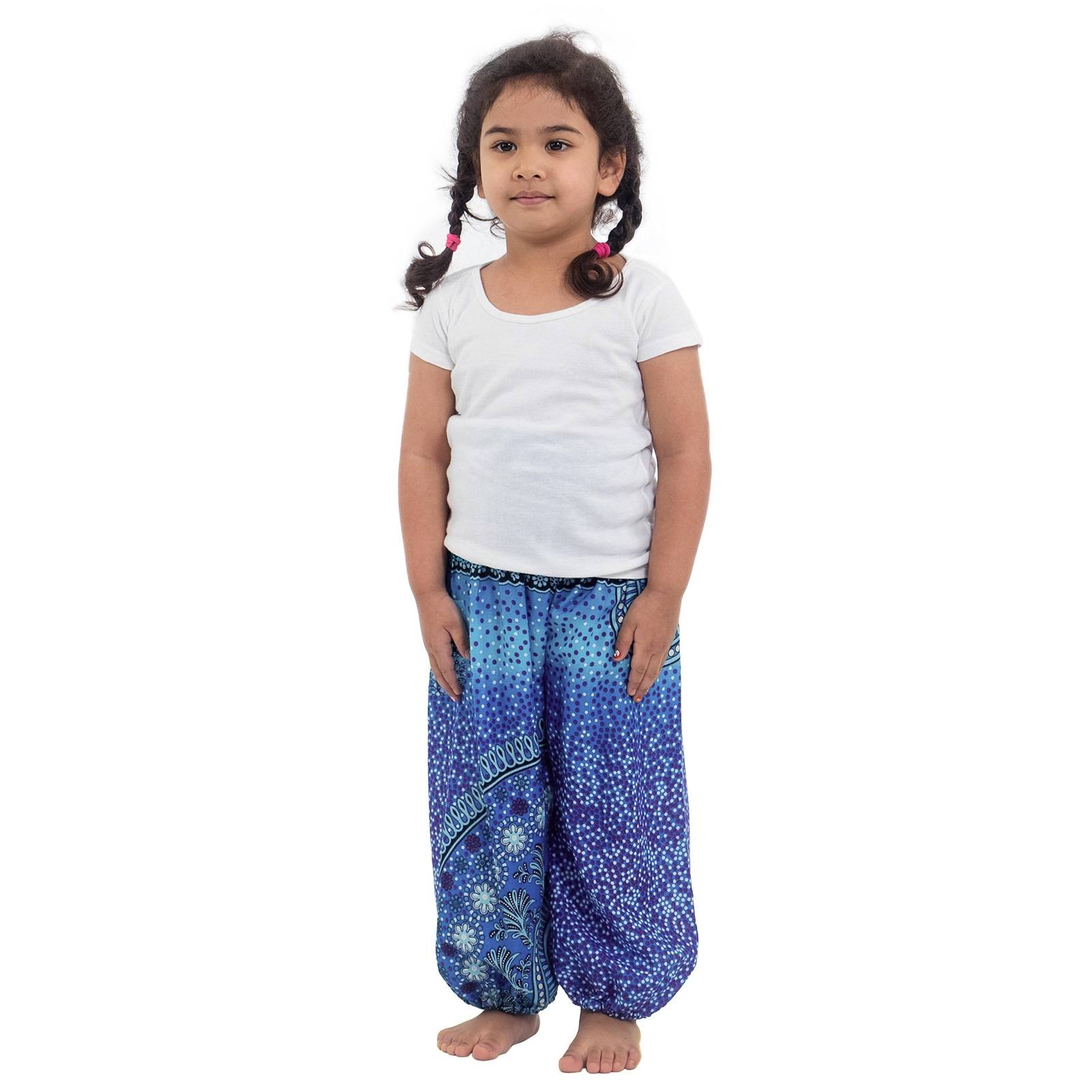Child Yoga Pants Blue